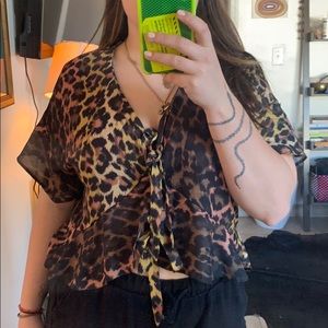 Cheetah Blouse